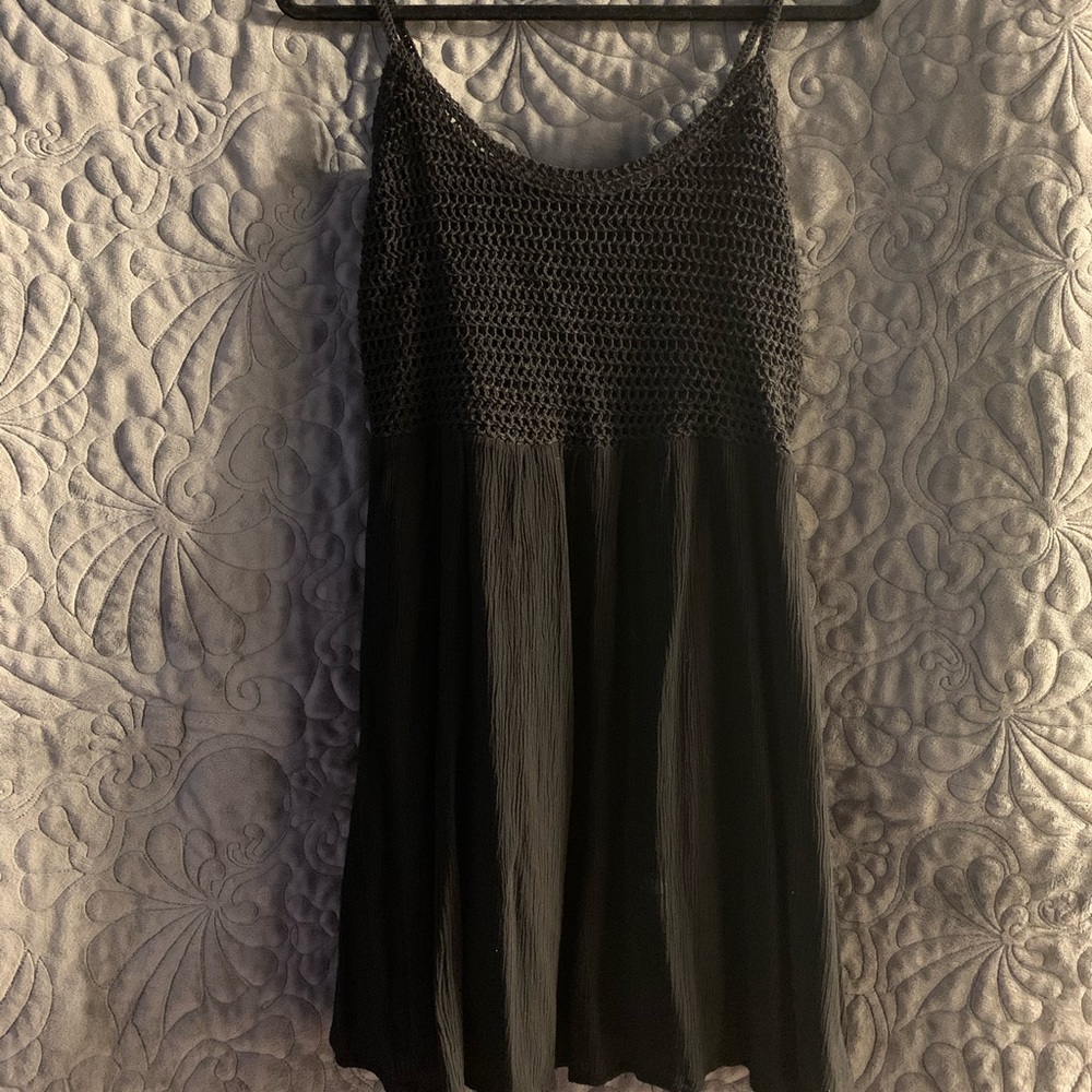 Black short dress